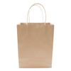 COSCO Premium Shopping Bag  8  x 10 25   Brown Kraft  50 Box (COS098375)