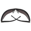 MCR Safety Klondike Safety Glasses  Matte Black Frame  Gray Lens (CRWKD112)