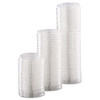 Dart Portion Souffl    Cup Lids  Fits  5-1oz Cups  Clear  2500 Carton (DCCPL100N)