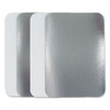 Durable Packaging Flat Board Lids for 1 5 lb Oblong Pans  500  Carton (DPKL245500)