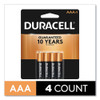 Duracell CopperTop Alkaline AAA Batteries  4 Pack (DURMN2400B4Z)