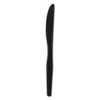 Dixie SmartStock Plastic Cutlery Refill  Knives  7   Series-O Heavyweight  Black  40 Pack  24 Packs Carton (DXESSPKH51)
