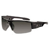 ergodyne Skullerz Dagr Safety Glasses  Black Frame Smoke Lens  Nylon Polycarb (EGO52030)