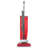 Sanitaire TRADITION Bagged Upright Vacuum  7 Amp  17 5 lb  Chrome Red (EURSC888N)