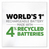 Energizer NiMH Rechargeable 9V Batteries (EVENH22NBP)