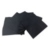 GEN Cocktail Napkins  1-Ply  9w x 4 5d  Black  4 000 Carton (GEN1401)