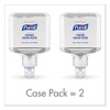 PURELL Healthcare Advanced Hand Sanitizer Foam  1200 mL  Clean Scent  For ES6 Dispensers  2 Carton (GOJ645302)