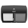 Georgia Pacific Professional Compact Coreless Side-by-Side 2-Roll Tissue Dispenser  11 5 x 7 625 x 8  Black (GPC56784A)