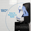 Georgia Pacific Professional Pacific Blue Ultra Paper Towel Dispenser  Manual  12 9 x 9 x 16 8  Black (GPC59589)