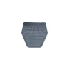 Fresh Products Disposable Urinal Floor Mat  Nonslip  Green Apple Scent  Gray  6 Carton (IMP1525)