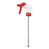 Impact General Purpose Trigger Sprayer  9 88  Tube  Fits 32 oz Bottles  Red White  24 Carton (IMP59062491)