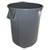 Impact Advanced Gator Waste Container  Round  Plastic  44 gal  Gray (IMP77443)