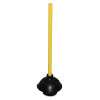 Impact Toilet Drain Plunger  20  Wood Handle  6  dia (IMP9201)