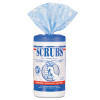 SCRUBS Hand Cleaner Towels  10 x 12  Blue White  30 Canister (ITW42230)