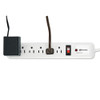 Innovera Surge Protector  6 Outlets  4 ft Cord  540 Joules  White (IVR71652)