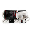 Innovera Six-Outlet Power Strip  15-Foot Cord  1-15 16 x 10-3 16 x 1-3 16  Ivory (IVR73315)