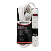 Innovera Six-Outlet Power Strip  15-Foot Cord  1-15 16 x 10-3 16 x 1-3 16  Ivory (IVR73315)