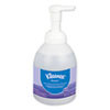 Kleenex Reveal Ultra Moisturizing Foam Hand Sanitizer  18 oz Bottle  Clear  4 Carton (KCC45826CT)