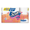 Scott ComfortPlus Toilet Paper  Double Roll  Bath Tissue  Septic Safe  1-Ply  White  231 Sheets Roll  12 Rolls Pack (KCC47618)