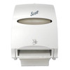 Scott Essential Electronic Hard Roll Towel Dispenser  12 7w x 9 572d x 15 761h  White (KCC48858)