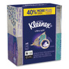 Kleenex Ultra Soft Facial Tissue  3-Ply  White  8 75 x 4 5  65 Sheets Box  4 Boxes Pack (KCC50173)