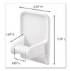 Command Spray Bottle Holder  2 34 x 1 69 x 3 34  White  2 Hangers 4 Strips Pack (MMM170092ES)