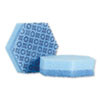 Scotch-Brite PROFESSIONAL Low Scratch Scour Sponge 3000HEX  4 45  x 3 85   Blue  16 Carton (MMM3000HEX)
