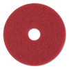 3M Buffer Floor Pads 5100  20  Diameter  Red  10 Carton (MMM59258)