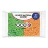 ocelo Vibrant Color Sponges  4 7 x 3 x 0 6  Assorted Colors  4 Pack (MMM7274FD)
