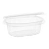 Pactiv EarthChoice PET Hinged Lid Deli Container  4 92 x 5 87 x 1 89  12 oz  1-Compartment  Clear  200 Carton (PCT0CA910120000)