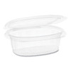 Pactiv EarthChoice PET Hinged Lid Deli Container  4 92 x 5 87 x 2 48  16 oz  1-Compartment  Clear  200 Carton (PCT0CA910160000)
