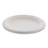 Pactiv EarthChoice Compostable Fiber-Blend Bagasse Dinnerware  Plate  6  Diameter  Natural  1 000 Carton (PCTMC500060001)