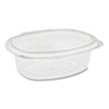 Pactiv EarthChoice PET Hinged Lid Deli Container  7 38 x 5 88 x 2 38  24 oz  1-Compartment  Clear  280 Carton (PCTYCA910240000)