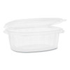 Pactiv EarthChoice PET Hinged Lid Deli Container  7 38 x 5 88 x 2 38  24 oz  1-Compartment  Clear  280 Carton (PCTYCA910240000)