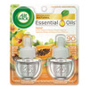 Air Wick Scented Oil Twin Refill  Hawai'i Exotic Papaya Hibiscus Flower  0 67 oz (RAC85175PK)