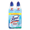 LYSOL Brand Toilet Bowl Cleaner w Hydrogen Peroxide  Cool Spring Breeze  24 oz  2 PK  4PK CT (RAC96084)