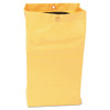 Rubbermaid Commercial Zippered Vinyl Cleaning Cart Bag  24 gal    17 25  x 30 5   Yellow (RCP1966719)