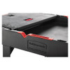 Rubbermaid Commercial Heavy Duty Adaptable Utility Cart  2 Shelves  25 2w x 51 5d x 36h  Black (RCP1997208)