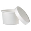 Dart Flexstyle Double Poly Food Combo Pack  8 oz  White  25 Pack (SCCKHSB8AWH)