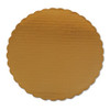 SCT Cake Pads  10  Dia  Gold  200 Carton (SCH1615)