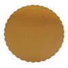 SCT Cake Pads  10  Dia  Gold  200 Carton (SCH1615)