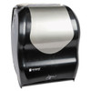 San Jamar Smart System with iQ Sensor Towel Dispenser  16 1 2 x 9 3 4 x 12  Black Silver (SJMT1470BKSS)