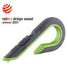 slice Box Cutters  Double Sided  Replaceable  Stainless Steel  Gray  Green (SLI10503)