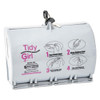 Tidy Girl Plastic Feminine Hygiene Disposal Bag Dispenser  Gray (STOTGUDPV2)