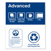Tork Advanced High Capacity Bath Tissue  Septic Safe  2-Ply  White  1 000 Sheets Roll  36 Carton (TRK110292A)