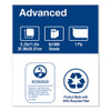 Tork Advanced Centerfeed Hand Towel  1-Ply  8 25 x 11 8  White  1000 Roll  6 Carton (TRK120133)