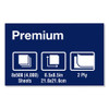 Tork Premium Xpressnap Interfold Dispenser Napkins  2-Ply 8 5x8 5 White 500 PK 8PK CT (TRK13681)