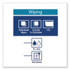 Tork Heavy-Duty Paper Wiper 1 4 Fold  12 5 x 13  White  56 Pack  16 Packs Carton (TRK192136)