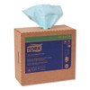Tork Low-Lint Cleaning Cloth  9 x 16 5  Turquois  100 Box  8 Boxes Carton (TRK192475)
