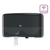 Tork Elevation Bath Tissue Mini-Jumbo Roll Twin Dispenser  17 x 5 688 x 10 125  Black (TRK5555290)